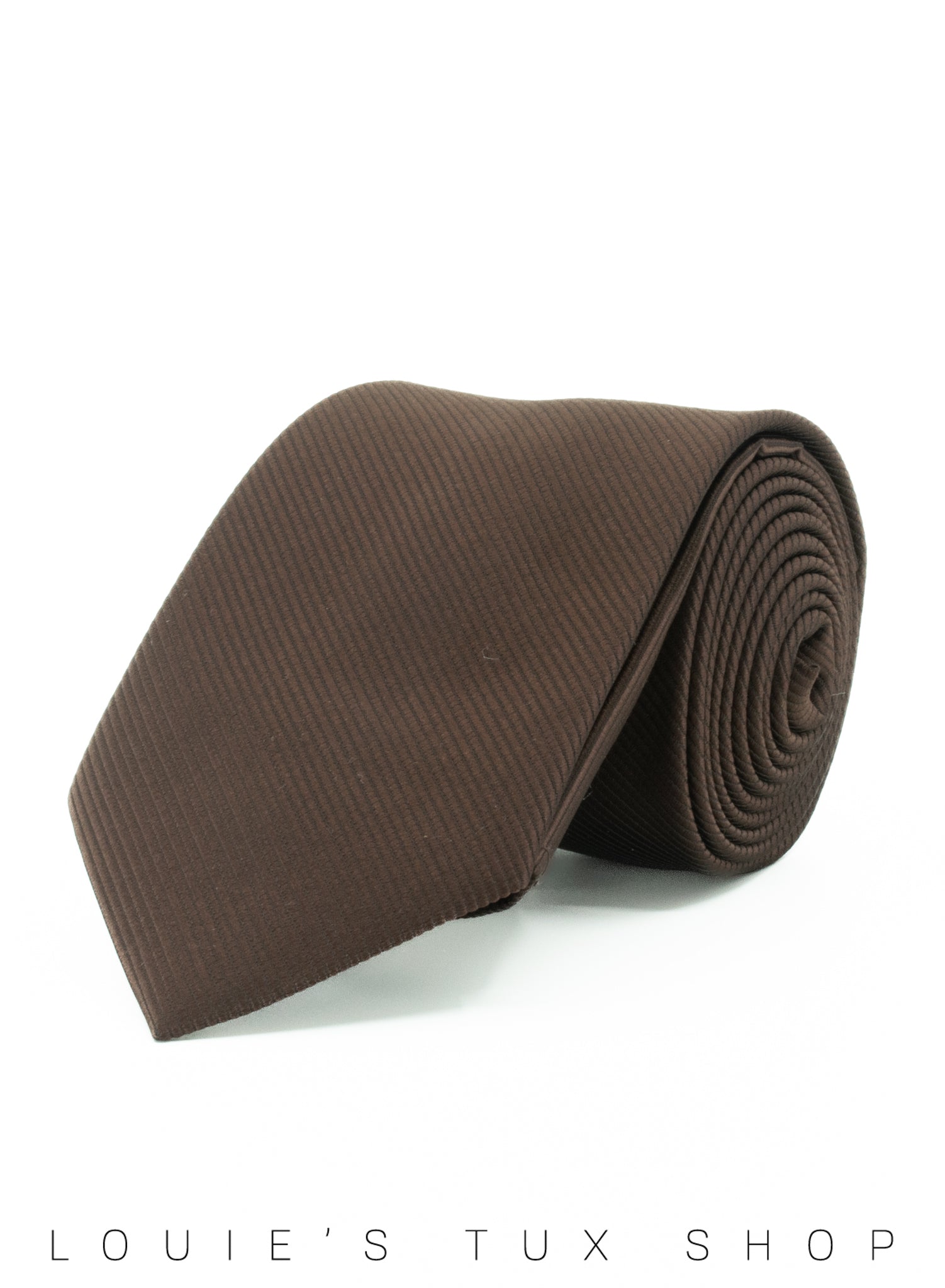 Twill Brown Windsor Tie