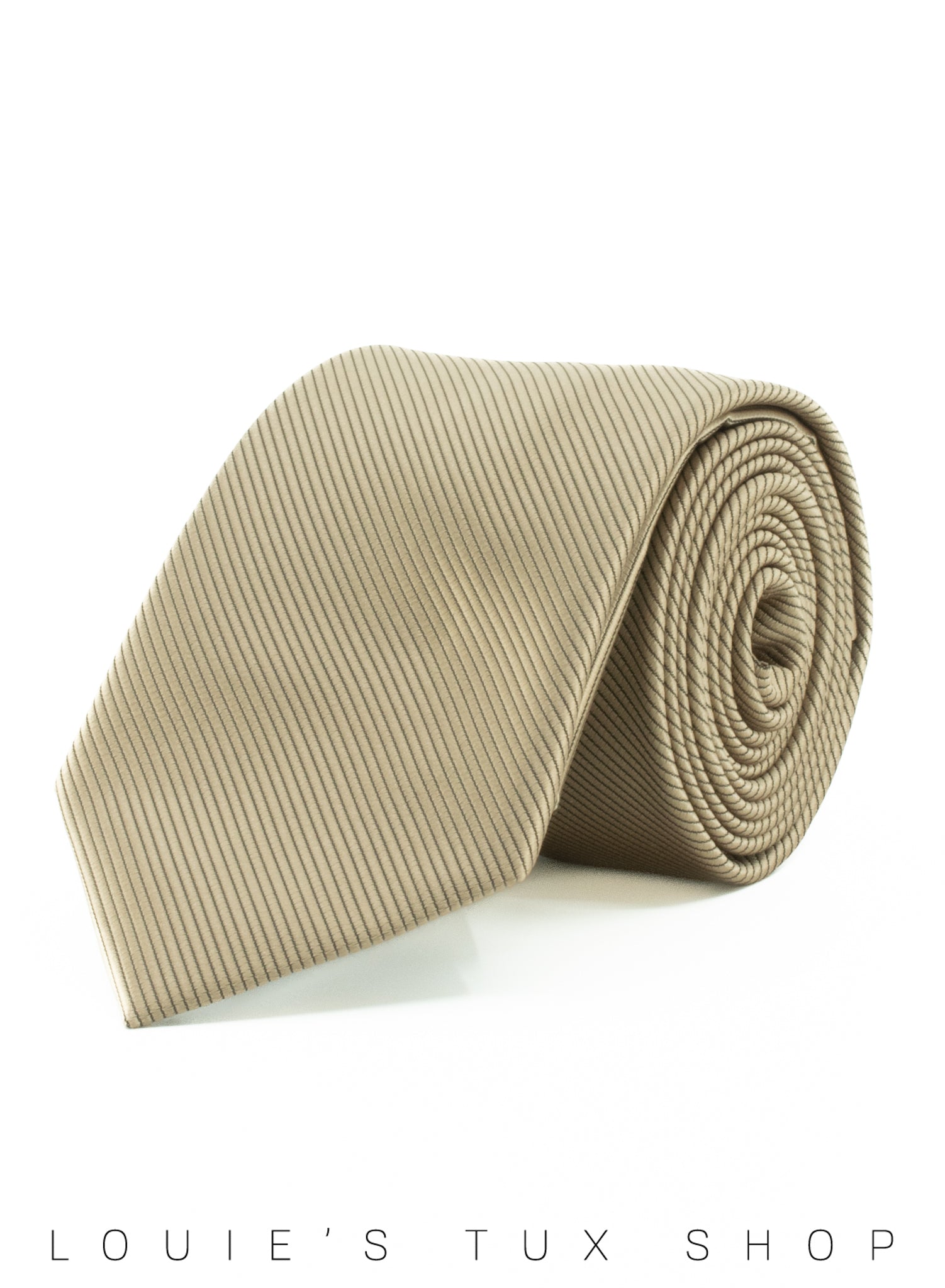 Twill Taupe Windsor Tie
