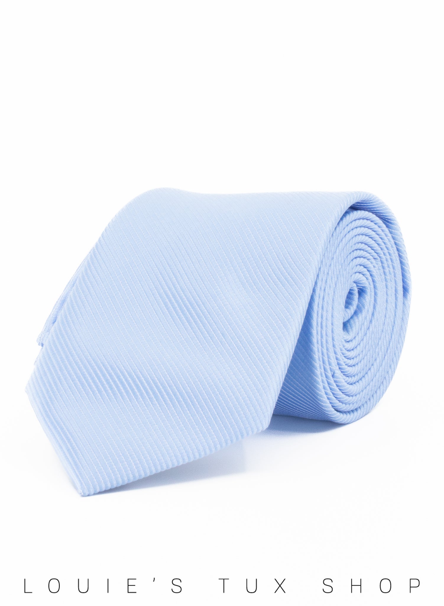 Twill Powder Blue Windsor Tie