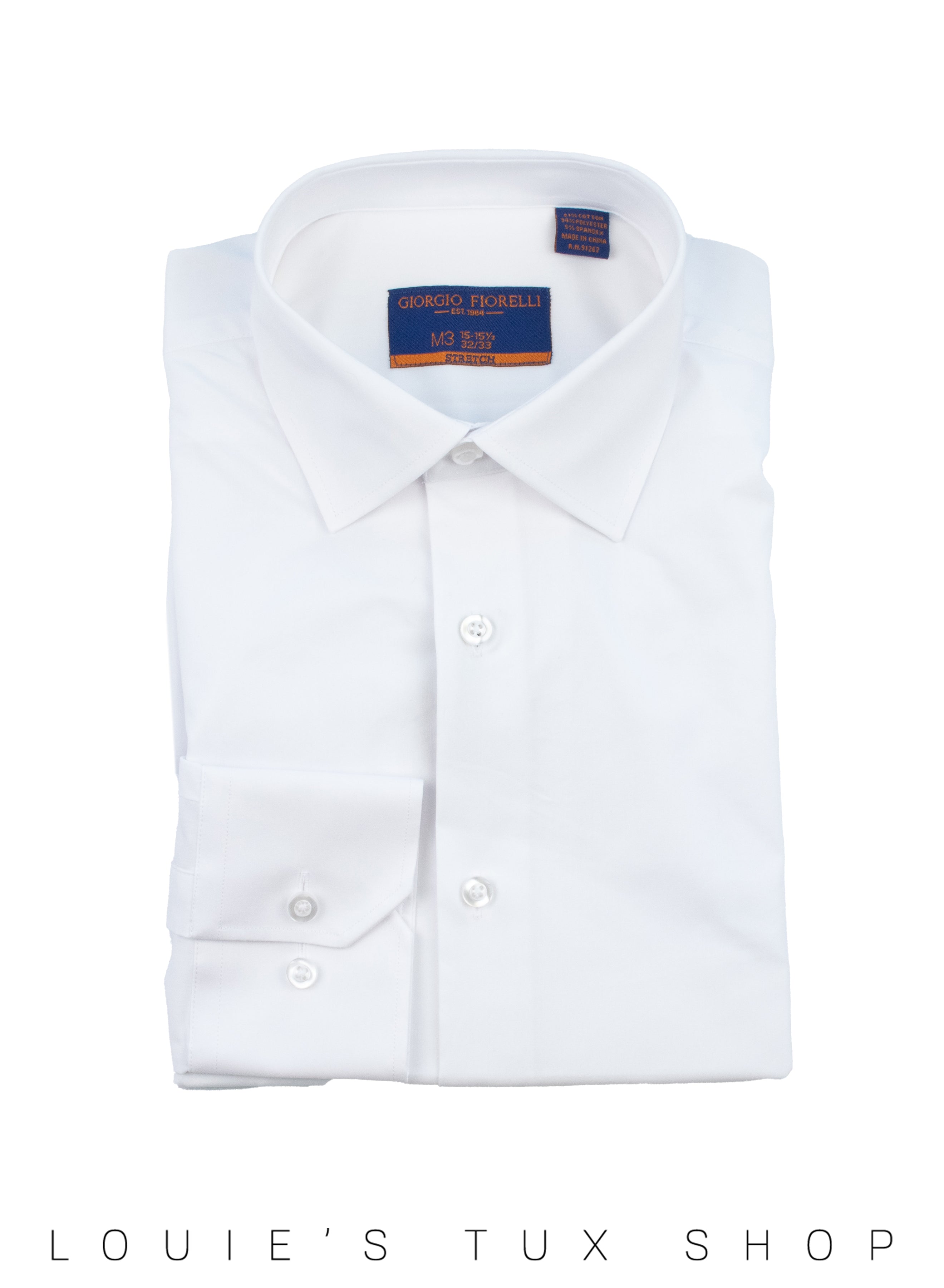 White Plain Front Dress Shirt